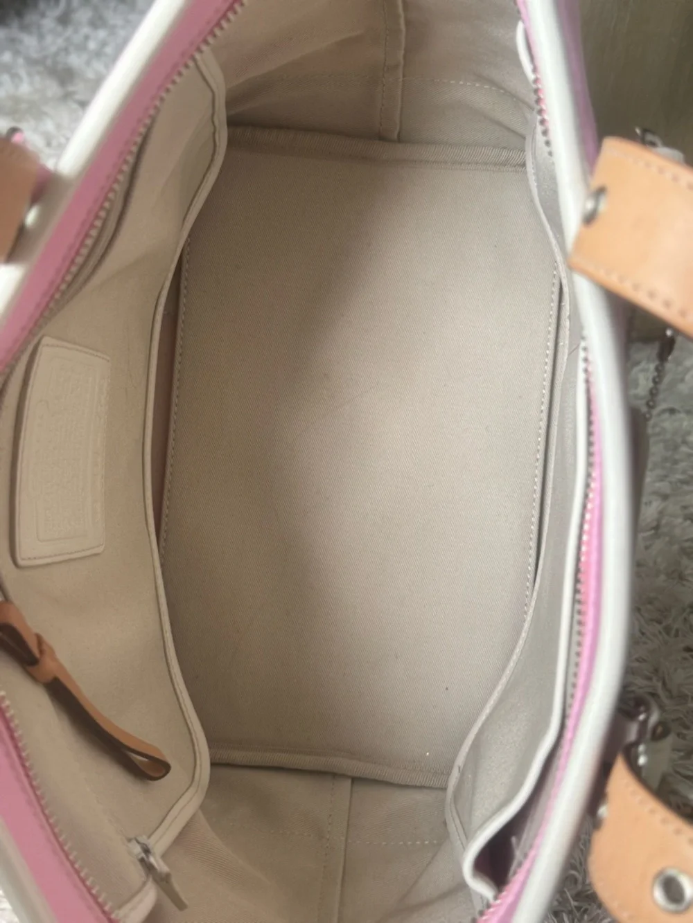 COACH VINTAGE 2001 PINK HAMPTON TOTE - Picture 6 of 6